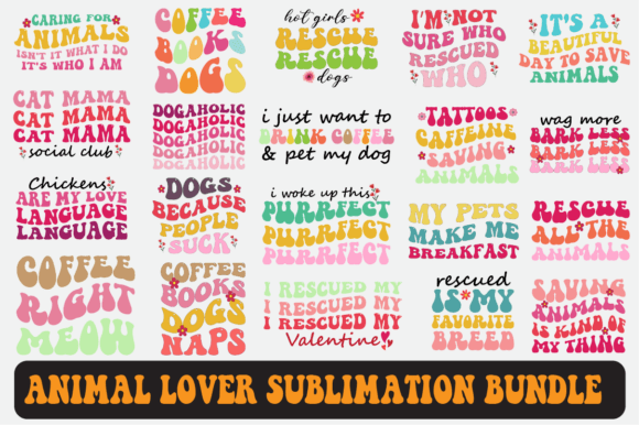 Animal Lover Svg Sublimation Bundle