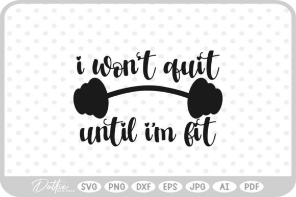 Fit Quote Weights SVG PNG DXF