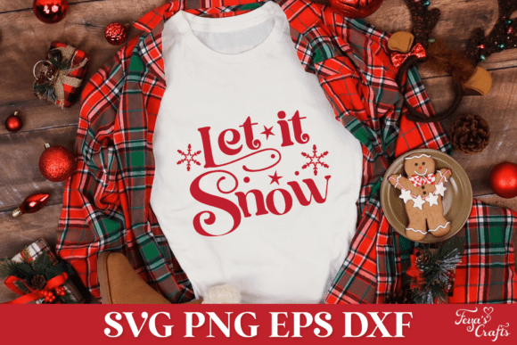 Let It Snow SVG Quote