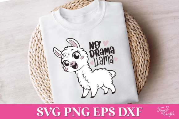 No Drama Llama SVG Cut File