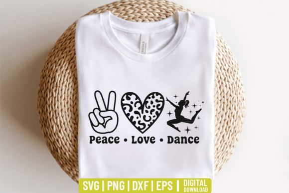 Peace Love Dance Svg Quote Cut File Fo