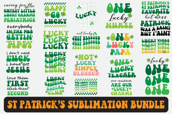 St. Patrick’s Day Svg Sublimation Bundle