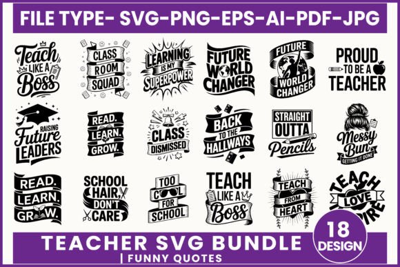 Teach Strong SVG Quote Bundle