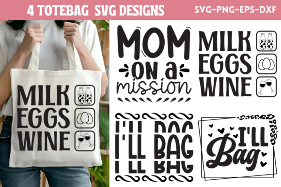 Tote Bag SVG Quote Bundle 2