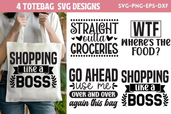 Tote Bag SVG Quote Bundle 5